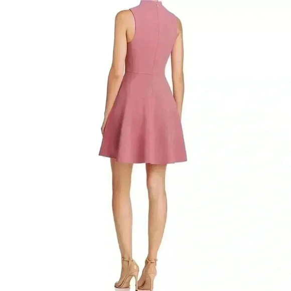 🔥Likely🔥 |Revolve Brand Dusty lavender Andora choker neck fit and flare dress - Picture 2 of 13